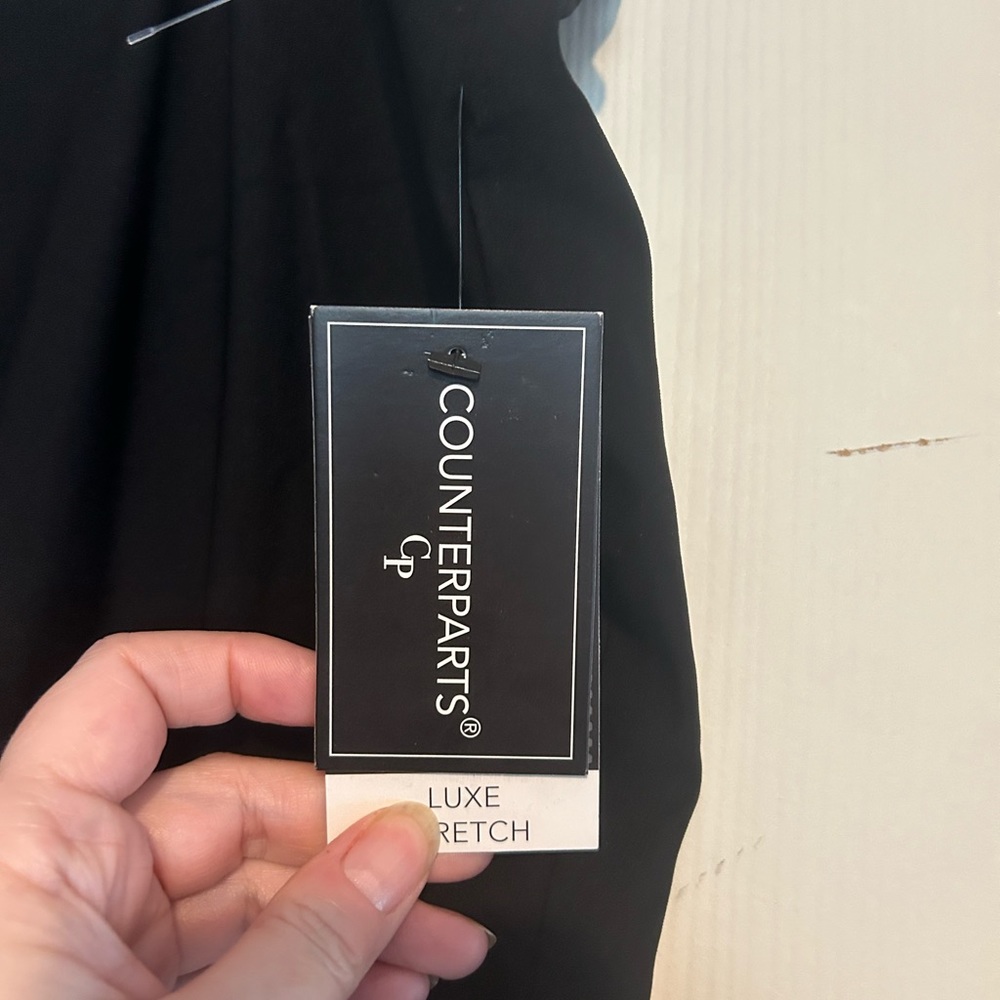 Black Stretch Slacks - Picture 3 of 5